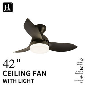 Ventilador de techo decorativo de madera de lujo con control remoto inteligente y luz LED, directo de fábrica. - Product Image 2