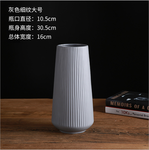 <span class=keywords><strong>Vaso</strong></span> da Tavolo <span class=keywords><strong>in</strong></span> Ceramica Scanalata Smaltata Opaca Stile Art Deco JingRui Bianco/<span class=keywords><strong>Rosa</strong></span>/Grigio Decorazione Casa Vendita Diretta dalla Fabbrica Ingrosso - Product Image 6