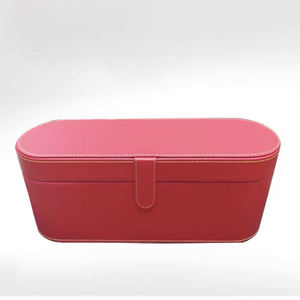 Boîte de rangement en cuir pour sèche-cheveux de voyage avec logo personnalisé de luxe pour la protection des accessoires Dy.son - Product Image 3