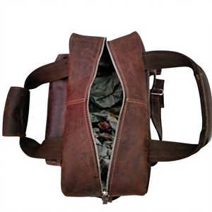 Bolso de Hombro para Portátil de Cuero Genuino Unisex, Estilo Casual de Negocios, Cómodo, Ligero, Impermeable y Ecológico - Product Image 3