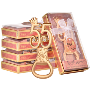 <span class=keywords><strong>Regalo</strong></span> de <span class=keywords><strong>Aniversario</strong></span> o Cumpleaños, Abridor de Botellas de Cerveza de Aleación de Zinc Dorado para Mujeres y Hombres, para 40, <span class=keywords><strong>50</strong></span>, 55, 60, 70 y 80 Años - Product Image 3