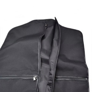 Muestra gratuita de funda de ropa plegable negra de lujo hecha a mano para hombre, bolsa de transporte de trajes informal para viaje - Product Image 5
