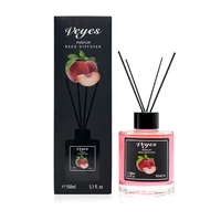 Diffuseur de parfum en verre rond Veyes 150 ml, parfum frais et longue durée, désodorisant pour tous les espaces, vente flash