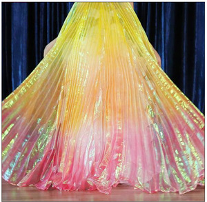 LS189 Fashion Color Laser Decorative <strong>Cloth</strong> <strong>Organdy</strong> Wedding Dress Skirt Organza Mesh Gauze Fabric - Product Image 3