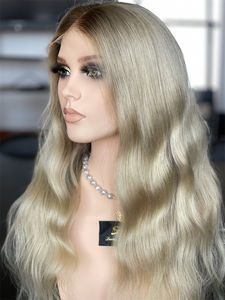 วิกผม SHY รุ่นขายดีที่สุดสำหรับผู้หญิง ผมแท้ ทำตามสั่ง แต่งหน้าอย่างประณีต สามารถเปลี่ยนหัวได้ - Product Image 4