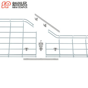 Chemin de câble de grille d'acier inoxydable de haute qualité chemin de câble de grillage pour la gestion industrielle de chemin de câble - Product Image 1