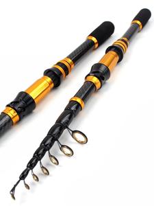 工厂批发新款五节海竿碳素钓鱼竿50厘米折叠235克轻便硬质钓鱼便携装备 - Product Image 2