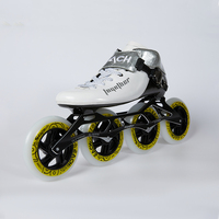 Patin à Roues Alignées Professionnel de Vitesse 110mm pour Adulte