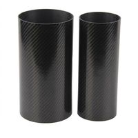 Tubo de Fibra de Carbono Personalizado de Tejido Plano 3k, Resistente, para Mástiles de Fibra de Carbono y Golf