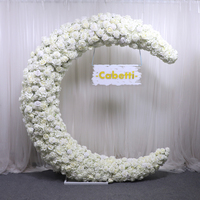 KCFA-054 Personnalisé De Haute Qualité D'ornement Écologique Soie Décoration De Mariage Arc Pour la Décoration De Mariage