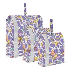 3 Pack <b>Expandable</b> Washable Travel Storage Bag Set Aloha Hawaii Custom Clothes Organizer Travel Organizer Bag <b>Shoes</b> Packing Bag - Product Image 1