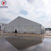 Carpa Transparente de 25x50m para Eventos Deportivos al Aire Libre, con Estructura de Aluminio, en Venta