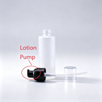 Botol Serum Perawatan Kulit Kaca Buram Mewah 100ml dengan Pompa dan Tutup Ulir, Set Botol Kosmetik, Wadah dan Kemasan
