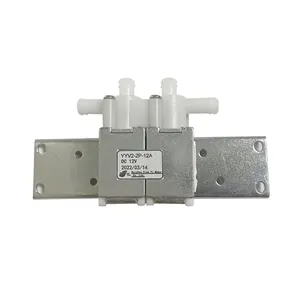 6 v 12v 24v mini micro válvula solenoide de liberación de gas de aire de 2 vías para dispositivo médico de máquina de café