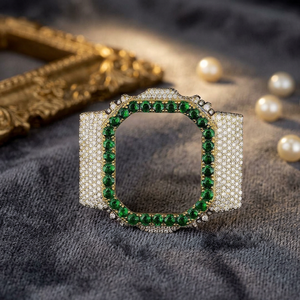 Lunette de montre personnalisée en acier inoxydable avec diamants, pièces de montre de luxe hip-hop pour hommes - Personnalisable et légère - Product Image 4