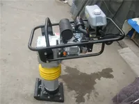 Compacteur à piston thermique 7,5 CV de 80 kg, pour stabiliser les sous-sols et réduire le risque de fissuration des routes