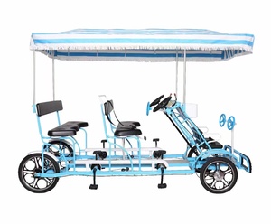 <span class=keywords><strong>Bicicletta</strong></span> Tandem per <span class=keywords><strong>4</strong></span> persone con cerchio in lega China OEM turistica Surrey bici <span class=keywords><strong>4</strong></span> posti bici a quattro <span class=keywords><strong>ruote</strong></span> - Product Image 2