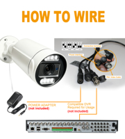 5MP Analog Security Bullet Camera,5X Optical Zoom,4-in-1(TVI/CVI/AHD/CVBS),Full Color Night Vision,Built-in Mic,Full Metal,NTSC