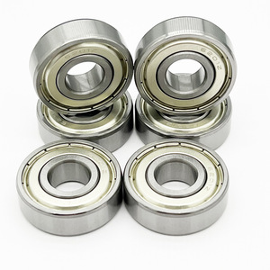 ตลับลูกปืนเม็ดกลมร่องลึก 6201zz 10x30x9 มม. 2rs ซีลเหล็กโครเมียม สำหรับใช้กับอุปกรณ์ล้อเลื่อน - Product Image 1