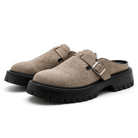 Sepatu Loafer Setengah Tertutup Musim Panas Berkualitas Baik, Nyaman, dan Bernapas untuk Pria