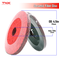 Disques de ponçage Disque de meulage en fibre de résine céramique Disques en fibre 4 1/2 pour meuleuse d'angle Grain 50/60/80/100