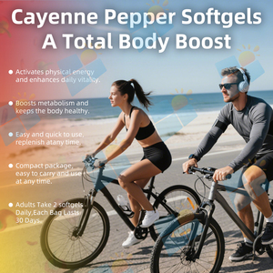 SUNI ODM OEM Handelsmarke Cayenne Pfeffer extrakt Kapsel Organische Nahrungs ergänzungs mittel Cayenne Pfeffer Kapseln - Product Image 4