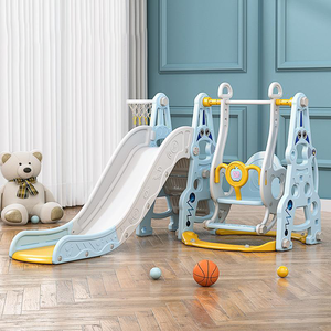 <span class=keywords><strong>Jeux</strong></span> personnalisés Jouets coulissants Terrain de jeu intérieur pour enfants à vendre Toboggans et balançoires en plastique pour enfants - Product Image 5