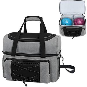 <span class=keywords><strong>Sac</strong></span> à dos <span class=keywords><strong>de</strong></span> <span class=keywords><strong>sport</strong></span> décontracté taille 16 pour hommes <span class=keywords><strong>sac</strong></span> à dos portable double couche pour boule <span class=keywords><strong>de</strong></span> <span class=keywords><strong>bowling</strong></span> <span class=keywords><strong>sac</strong></span> à chaussures porte-balle rembourré étanche à la mode - Product Image 2