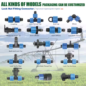 16mm 20mm tưới vườn nhỏ giọt Băng Ống khóa Nut Phụ kiện kết nối - Product Image 6