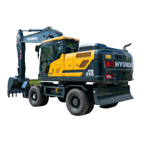 2024 año nueva marca Hyundai HW210 excavadoras de ruedas 21 toneladas maquinaria de construcción hidráulica nuevas excavadoras de ruedas Hyundai HW210 - Product Image 1