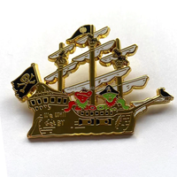 Broches et badges en métal plaqué or, personnalisables avec logo, motif nature, dessin animé, émail dur de haute qualité, vente en gros
