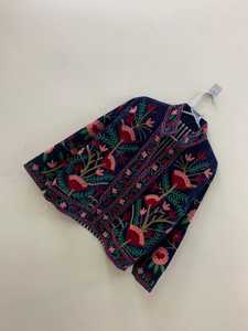 เสื้อแจ็คเก็ตกำมะหยี่ปักลายสัตว์สไตล์โบฮีเมียนสำหรับผู้หญิง เสื้อโค้ทฤดูหนาวแบบสั้น ผ้าฝ้าย ติดกระดุม ระบายอากาศได้ดี สไตล์บูติก ลายชนเผ่า - Product Image 3