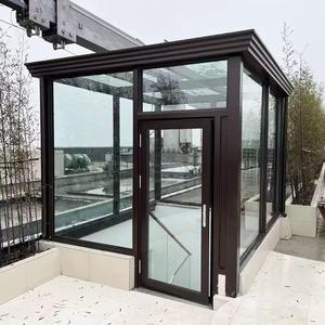 Véranda en verre préfabriquée en alliage d'aluminium avec fenêtres coulissantes – Solution résidentielle élégante, durable, insonorisée et coupe-vent - Product Image 6