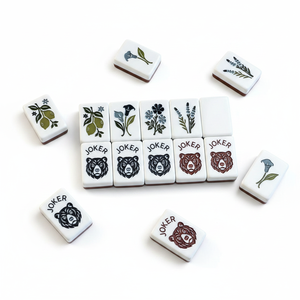 Juego de Mahjong Acrílico Plegable de Lujo, Estilo Americano Moderno, Ecológico, de 4 Capas, con 160 Piezas, Patas Plegables, Portátil, Modelo Lyla - Product Image 3