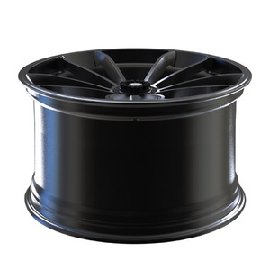 Ruote con serratura centrale per cerchi monoblocco forgiati personalizzati <span class=keywords><strong>Porsche</strong></span> spazzolati neri - Product Image 3