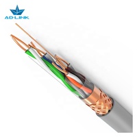 Kabel LAN PVC Cat6 SFTP Indoor Berkualitas Baik 250MHz 1000Mbps Kecepatan Broadband dengan Konduktor OFC dan Bersertifikasi CE/FCC
