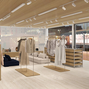 Exhibidores de Diseño Moderno para Zapatos, Ropa y Prendas de Vestir, Mesa de Centro Cuadrada, Mesas de Bar, Exhibidores - Product Image 1