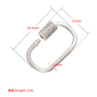 Fermoir plaqué or 18 carats de haute qualité pour la fabrication de bijoux, idéal pour crochets de sac, colliers, porte-clés, bracelets et accessoires de bijouterie DIY