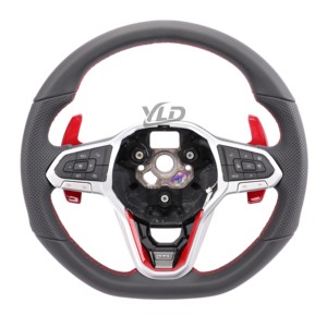 Volante de Fibra de Carbono YLD para Volkswagen Polo gti Scirocco GTS GTE GLI R-Line Golf 6 Mk4 Mk5 Mk7 <span class=keywords><strong>GTD</strong></span> CC Polo Jetta Passat - Product Image 6