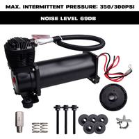 Super silencieux 70DB SQ495 DC 12V 300PSI SORTIE 3/8 ou 1/4 CARTEEAIR compresseur/pompe à Suspension pneumatique de voiture
