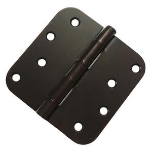 American Style Civilian <strong>Hinge</strong> 4-inch <strong>Black</strong> Flat Open Iron <strong>Hinge</strong> - Product Image 1