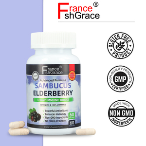 Fabricante de Suplementos Nutracéuticos de Bayas de Saúco, Apoyo Inmunológico Natural para Hombres y Mujeres, 60 Cápsulas de Bayas de Saúco - Product Image 2