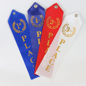 Cintas de premio personalizadas 1st First Second Third 4th Cinta deportiva para eventos personalizados - Product Image 1