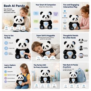 Peluche Panda Interactif pour Enfants : Chansons de Nounours et Jeu Créatif pour Éveiller les Émotions - Product Image 6