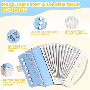Jouets musicaux pour enfants avec 7 touches et 2 accordéons basse, possibilité de personnalisation du logo OEM - Product Image 3