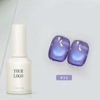 Gel UV pour ongles effet œil de chat 5 en 1, sans base, sans couche de finition, à retirer par trempage, qualité supérieure, fabrication directe, B2B personnalisé