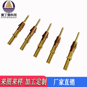 1.5 Claw Spring <b>Pin</b> 16mm Head Diameter Cylindrical Head Round Shape PCB Connector Male Female Terminals General Use - Product Image 5