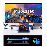 Nouvel écran ultra-large P40U 40 pouces 5K 5120*2160 IPS 60Hz 99% SRGB, écran miroir compatible Windows pour la conception graphique, le stockage et le bureau