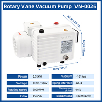 VN-0025 220V 750W 25m3/h -100KPa système de pression négative automatique haute puissance tête de pompe à vide industrielle pour Machines à traire