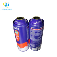 Kaleng Semprot Aerosol Anti Bocor Segel Rapat, Kemasan Aluminium untuk Busa Cukur, Kemasan Cairan Perawatan Pribadi, Tutup Sekrup